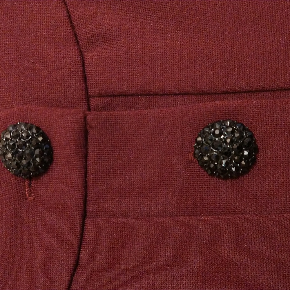 Talbot's maroon top Sz S - Picture 3 of 6